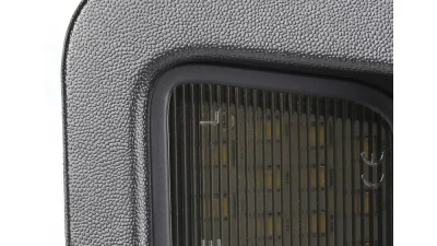 Spec-D Rear LED License Plate Lights (Glossy Black Housing/Smoked Lens) Dodge Ram 2003-2021                                     - LIC-RAM03GLED-VS - Image 4