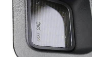 Spec-D Rear LED License Plate Lights (Glossy Black Housing/Smoked Lens) Dodge Ram 2003-2021                                     - LIC-RAM03GLED-VS - Image 5