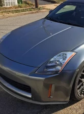 Spec-D Matte Black Polypropylene Front Bumper Lip Splitter Kit Nissan 350Z 2003-2005                                     - LPF-350Z03BK-PQ - Image 10