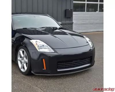 Spec-D Matte Black Polypropylene Front Bumper Lip Kit Nissan 350Z 2006-2008 - LPF-350Z03BK-V2-PQ