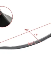 Spec-D Glossy Black Polypropylene Front Bumper Lip Kit Nissan 350Z 2003-2005                                     - LPF-350Z03GB-PQ - Image 2