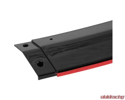 Spec-D Glossy Black | Red Trim Polypropylene Front Bumper Lip Kit Nissan 350Z 2003-2005 - LPF-350Z03GB-RD-PQ