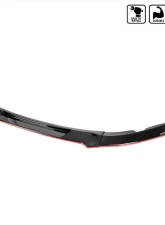 Spec-D Glossy Black | Red Trim Polypropylene  Front Bumper Lip Splitter Kit Nissan 370Z 2009-2012                                     - LPF-370Z09GB-RD-PQ - Image 10