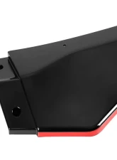 Spec-D Glossy Black | Red Trim Polypropylene  Front Bumper Lip Splitter Kit Nissan 370Z 2009-2012                                     - LPF-370Z09GB-RD-PQ - Image 4
