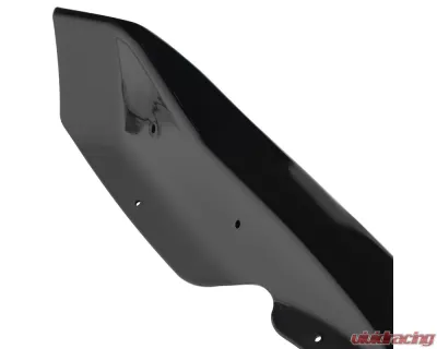 Spec-D Glossy Black | Red Trim Polypropylene  Front Bumper Lip Splitter Kit Nissan 370Z 2009-2012 - LPF-370Z09GB-RD-PQ