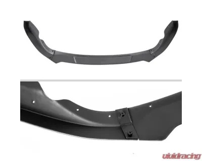 Spec-D Glossy Black | Red Trim Polypropylene  Front Bumper Lip Splitter Kit Nissan 370Z 2009-2012 - LPF-370Z09GB-RD-PQ