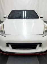 Spec-D Glossy Black | Red Trim Polypropylene  Front Bumper Lip Splitter Kit Nissan 370Z 2009-2012                                     - LPF-370Z09GB-RD-PQ - Image 9