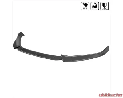 Spec-D Matte Black Polypropylene Front Bumper Lip Splitter Kit Audi A4 | S4 2017-2018 - LPF-A417BK-PQ