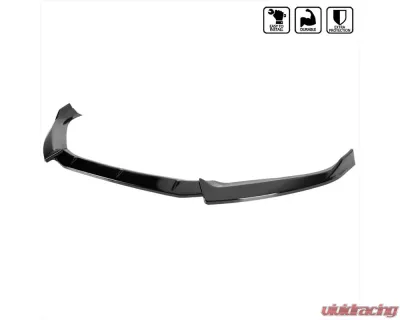 Spec-D Glossy Black Polypropylene Front Bumper Lip Splitter Kit Audi A4 | S4 2017-2018 - LPF-A417GB-PQ