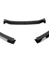Spec-D Glossy Black Polypropylene Front Bumper Lip Splitter Kit Audi A4 | S4 2017-2018                                     - LPF-A417GB-PQ - Image 7