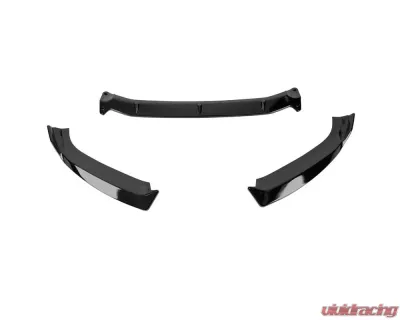 Spec-D Glossy Black Polypropylene Front Bumper Lip Splitter Kit Audi A4 | S4 2017-2018 - LPF-A417GB-PQ