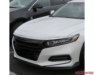 Spec-D Matte Black Polypropylene Front Bumper Lip Kit Honda Accord 2018-2020 - LPF-ACD184BK-AK