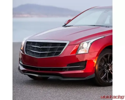 Spec-D Matte Black Polypropylene Front Bumper Lip Kit Cadillac ATS 2015-2018 - LPF-ATS15BK-AK