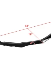 Spec-D Glossy Black Polypropylene 3PC Front Bumper Lip Set Cadillac ATS 2015-2018                                     - LPF-ATS15GB-AK - Image 2