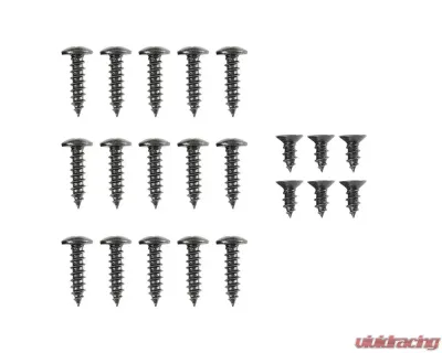 Spec-D Glossy Black Polypropylene 3PC Front Bumper Lip Set Cadillac ATS 2015-2018 - LPF-ATS15GB-AK