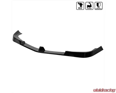 Spec-D Glossy Black Polypropylene Front Bumper Lip Splitter Kit Mercedes Benz W204 2012-2014 - LPF-BW20412GB-PQ