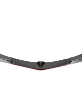 Spec-D Glossy Black | Red Trim Polypropylene Front Bumper Lip Splitter Kit Mercedes Benz W204 2012-2014                                     - LPF-BW20412GB-RD-PQ - Image 7