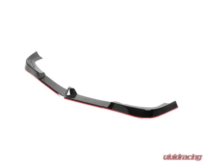 Spec-D Glossy Black | Red Trim Polypropylene Front Bumper Lip Splitter Kit Mercedes Benz W204 2012-2014 - LPF-BW20412GB-RD-PQ