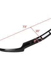 Spec-D Glossy Black Polypropylene Front Bumper Lip Kit Mercedes Benz W205 2015-2018                                     - LPF-BW20515GB-AK - Image 2