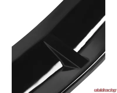 Spec-D Glossy Black Polypropylene Front Bumper Lip Kit Mercedes Benz W205 2015-2018 - LPF-BW20515GB-AK