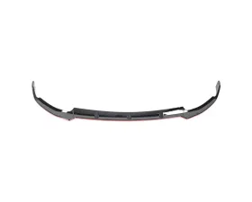 Spec-D Glossy Black | Red Trim Polypropylene Front Bumper Lip Splitter Kit Mercedes Benz W205 2019-2021