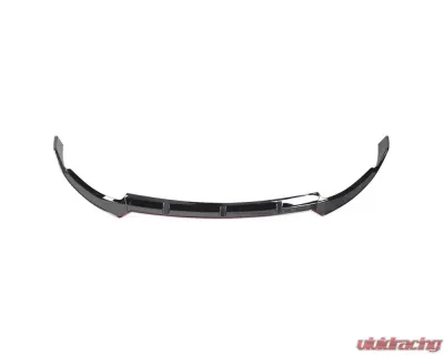 Spec-D Glossy Black | Red Trim Polypropylene Front Bumper Lip Splitter Kit Mercedes Benz W205 2019-2021 - LPF-BW20519GB-RD-PQ