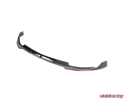 Spec-D Glossy Black | Red Trim Polypropylene Front Bumper Lip Splitter Kit Mercedes Benz W205 2019-2021 - LPF-BW20519GB-RD-PQ