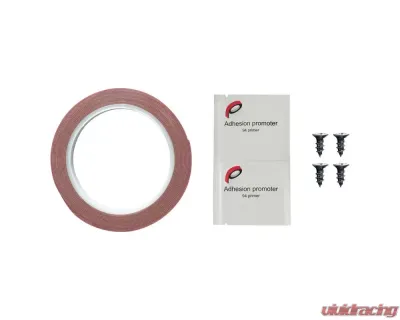 Spec-D Glossy Black | Red Trim Polypropylene Front Bumper Lip Splitter Kit Mercedes Benz W205 2019-2021 - LPF-BW20519GB-RD-PQ
