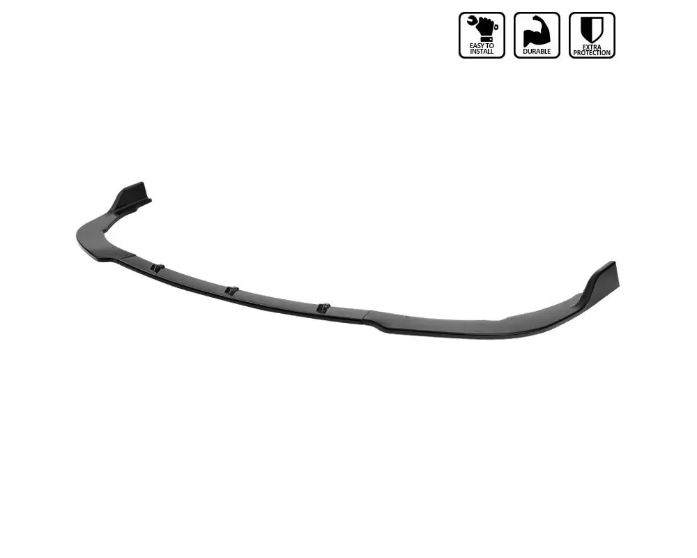 Spec-D Matte Black ABS Polypropylene Front Bumper Lip Kit Toyota Camry 2018-2020 - LPF-CAM18BK-AK