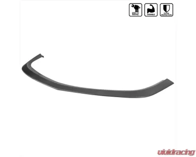 Spec-D Matte Black Polypropylene Front Bumper Lip Splitter Kit Dodge Challenger 2015-2021 - LPF-CHA15SXTBK-PQ