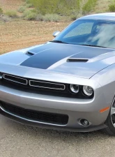 Spec-D Matte Black Polypropylene Front Bumper Lip Splitter Kit Dodge Challenger 2015-2021                                     - LPF-CHA15SXTBK-PQ - Image 10