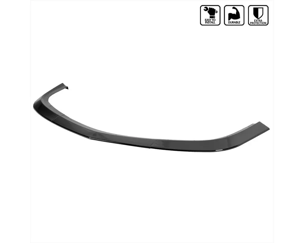 Spec-D Glossy Black Polypropylene Front Bumper Lip Splitter Kit Dodge Challenger 2015-2021 - LPF-CHA15SXTGB-PQ