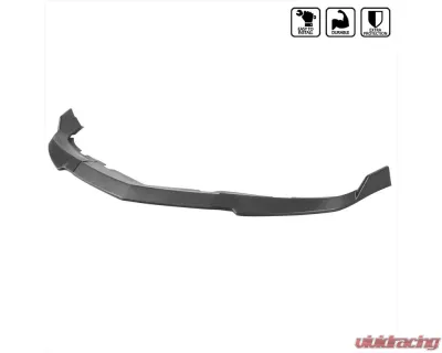 Spec-D Matte Black Polypropylene Front Bumper Lip Splitter Kit Dodge Charger 2011-2014 - LPF-CHG11BK-PQ