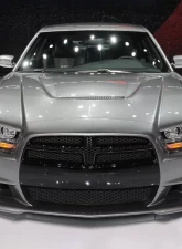 Spec-D Matte Black Polypropylene Front Bumper Lip Splitter Kit Dodge Charger SRT8 2011-2014                                     - LPF-CHG11SRTBK-PQ - Image 8