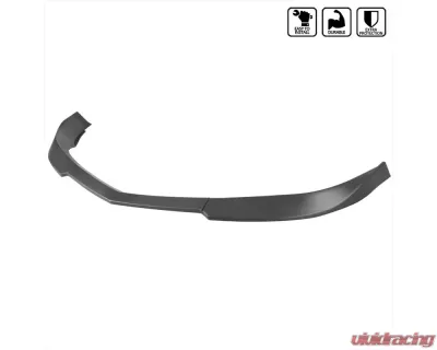 Spec-D Matte Black Polypropylene Front Bumper Lip Splitter Kit Chevrolet Camaro 2010-2013 - LPF-CMR10V6BK-PQ