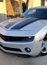 Spec-D Matte Black Polypropylene Front Bumper Lip Splitter Kit Chevrolet Camaro 2010-2013                                     - LPF-CMR10V6BK-PQ - Image 8