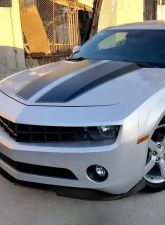 Spec-D Glossy Black Polypropylene Front Bumper Lip Splitter Kit Chevrolet Camaro 2010-2013                                     - LPF-CMR10V6GB-PQ - Image 8