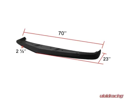 Spec-D Black Polypropylene A Style Bumper Lip Chevrolet Camaro 2014-2015 - LPF-CMR14A-PP-LY