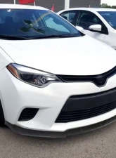 Spec-D Matte Black Polypropylene Front Bumper Lip Splitter Kit Toyota Corolla 2014-2016                                     - LPF-COR14BK-PQ - Image 10