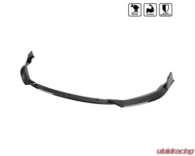 Spec-D Glossy Black Polypropylene Front Bumper Lip Kit Toyota Corolla 2019-2020 - LPF-COR19GB-AK