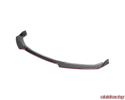 Spec-D Glossy Black | Red Trim Polypropylene Front Bumper Lip Splitter Kit Honda Civic 2016-2018 - LPF-CV16GB-RD-PQ