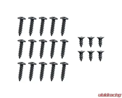 Spec-D Glossy Black 3PC Front Bumper Lip Kit Honda Civic 2017-2021 - LPF-CV175GB-PQ