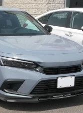 Spec-D Glossy Black 3PC Front Bumper Lip Kit Honda Civic 2017-2021                                     - LPF-CV175GB-PQ - Image 10