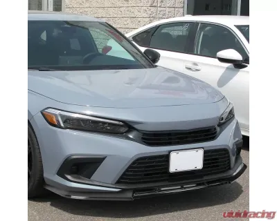 Spec-D Glossy Black 3PC Front Bumper Lip Kit Honda Civic 2017-2021 - LPF-CV175GB-PQ