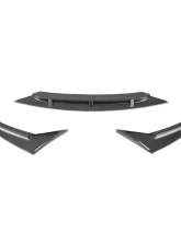 Spec-D Matte Black Polypropylene Front Bumper Lip Kit Honda Civic 2019-2021                                     - LPF-CV19BK-AK - Image 7
