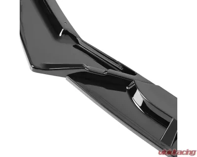 Spec-D Glossy Black Polypropylene Front Bumper Lip Kit Honda Civic 2019-2021 - LPF-CV19GB-AK