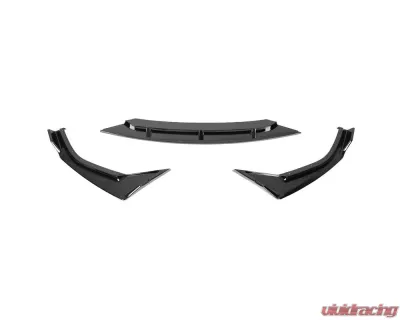 Spec-D Glossy Black Polypropylene Front Bumper Lip Kit Honda Civic 2019-2021 - LPF-CV19GB-AK