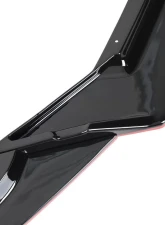 Spec-D Glossy Black | Red Trim Polypropylene Front Bumper Lip Kit Honda Civic 2019-2021                                     - LPF-CV19GB-RD-PQ - Image 3
