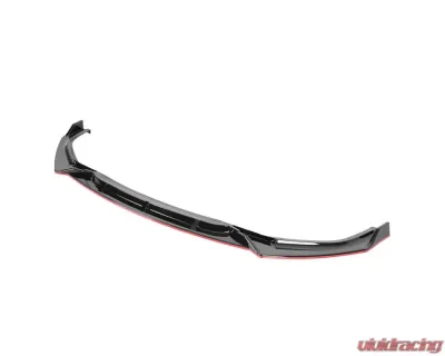 Spec-D Glossy Black | Red Trim Polypropylene Front Bumper Lip Kit Honda Civic 2019-2021 - LPF-CV19GB-RD-PQ