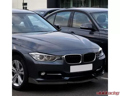 Spec-D Matte Black Polypropylene Front Bumper Lip Kit BMW F30 | F35 3 Series 2016-2019 - LPF-F3016BK-AK